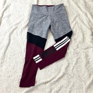 👟 NWOT PINK Ultimate High Waisted Color Block Legging with Mesh Panel